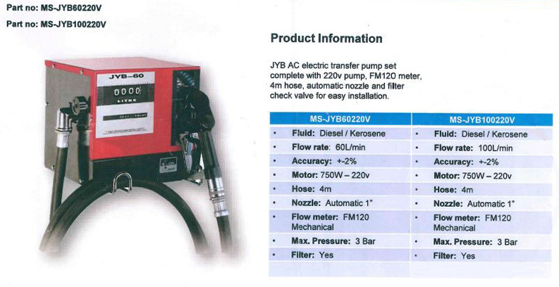 Fuel tanker and terminal equipment, pumps, hoses, fittings, valves, meters